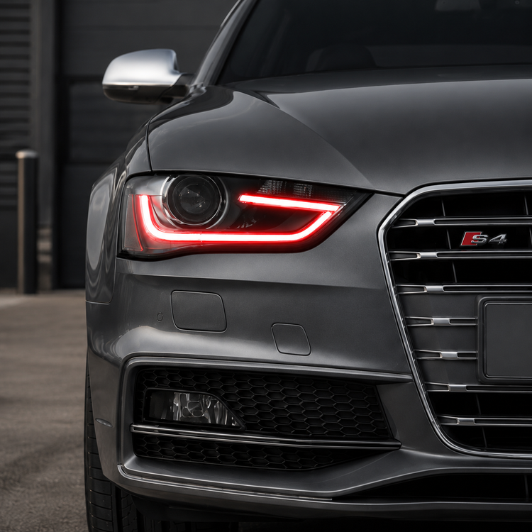DRL-Boards-For-Audi-A4-S4-2013-Red