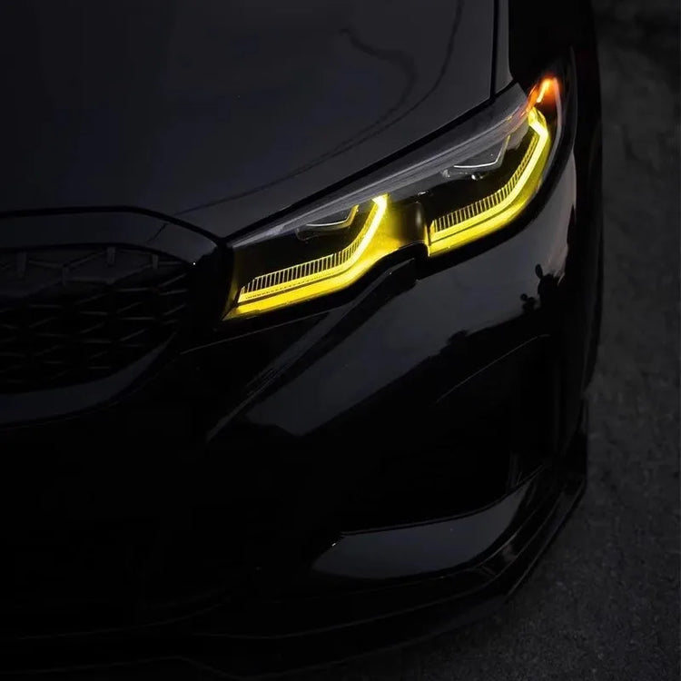 Yellow DRL boards For BMW 3 Series G20 (2019-2022)