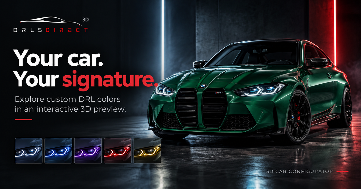 DRLsDirect 3D Car Configurator: Preview Your Custom DRL Look