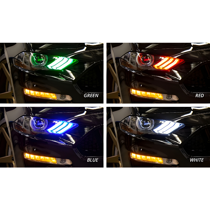 LED DRL Boards & Demon Eyes for Ford Mustang (2018-2019)